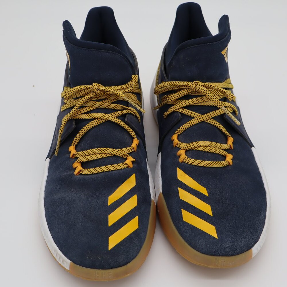 Adidas Dame 3 Basketball Shoes Navy  Gold BY3190   Size 13 - Picture 5 of 8